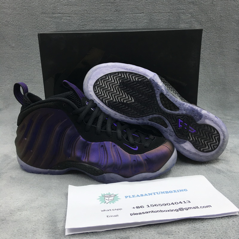 Authentic Nike Foamposite One Eggplant